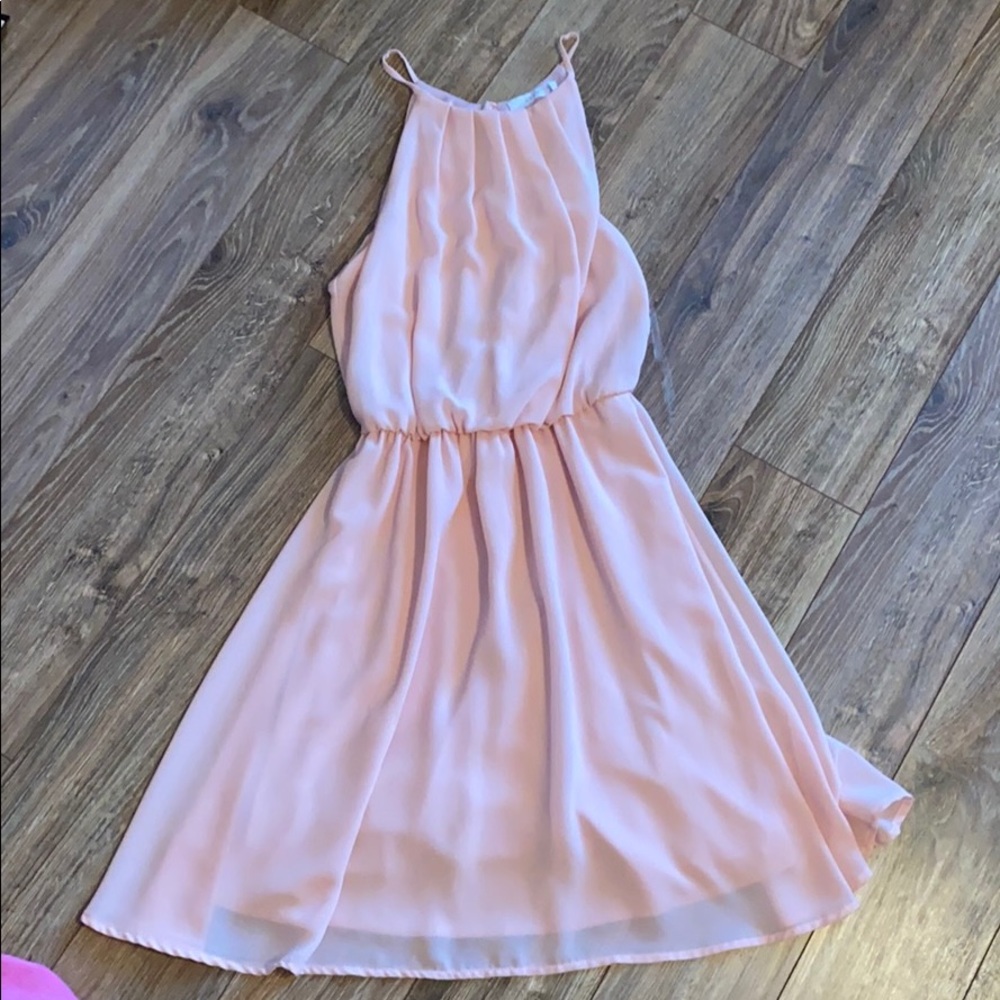 Blush pink sundress
